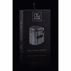 Skross Alpha power plug adapter Universal Black