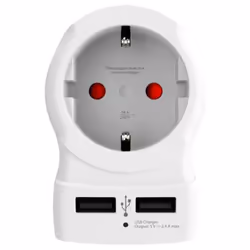 Skross 1500280, Type G (UK), Type C (Europlug)+Type F, 100 - 250 V, 7 A
