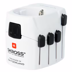 Skross PRO, Universal, Universal, Type C (Europlug), Type E (FR), Type F, Type B, Type G (UK), Type I (AU), Type J (CH), Type ...