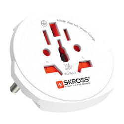 Skross 1.302472 power plug adapter Universal White