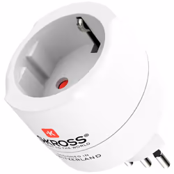 Skross 1.500272, Type C (Europlug), Universal, 100-250 V, 10 A, White, 2500 W