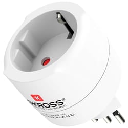 Skross 1.500272 power plug adapter Type C (Europlug) Universal White