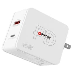 Skross SKCH000348WPDUSCN mobile device charger White AC Indoor