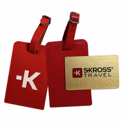 Skross SKTA1001LUTRECN, Red, Leather, PVC, China, 110 mm, 70 mm, 54 g