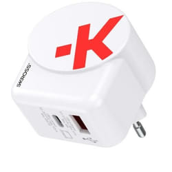 Skross 1.302424 mobile device charger Digital camera, E-book reader, Laptop, Power bank, Smartphone, Smartwatch, Tablet White AC Fast charging Indoor