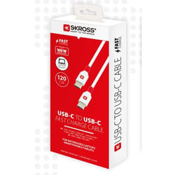 Skross SKCA0019C-C120CN USB cable USB 2.0 1.2 m USB C White