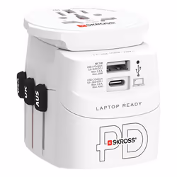 Skross PRO Light USB AC45PD – World