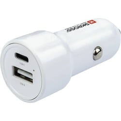 Skross SKCHCA0365WPDCN mobile device charger Universal White Cigar lighter Auto