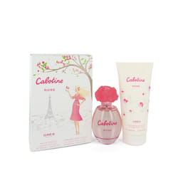 Cabotine Rose Gift Set - 3.4 oz Eau De Toilette Spray + 6.7 oz Body Lotion by Parfums Gres --