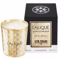 Lalique Candle Noir Premier Plume Blanche 1901 190G