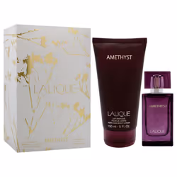 Amethyst Set by Lalique for Women - 2 Pc Gift Set 1.7 oz EDP Spray, 5 oz Body Lotion