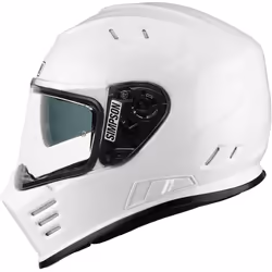 Simpson Venom Helmet, white, Size M for Men