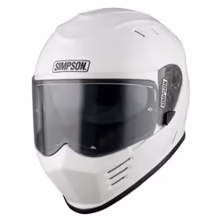 Simpson Venom Solid ECE 22.06 Full Face Helmet Gloss White - XXL