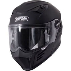 Simpson Darksome Solid ECE 22.06 Flip-Up Helmet Matt Black - XS