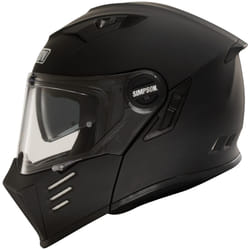 Simpson Darksome Solid 06 Helmet, black, Size XL for Men