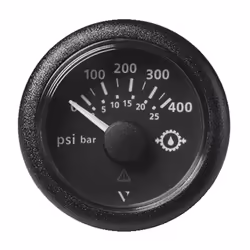VDO Computers Marine 2-1/16 Inch (52mm) Viewline Trans Oil Pressure -