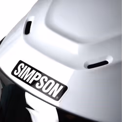 Simpson Speed Solid ECE 22.06 Full Face Helmet White - XL
