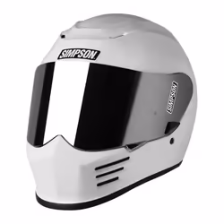 Simpson Speed Solid ECE 22.06 Full Face Helmet White - XXL