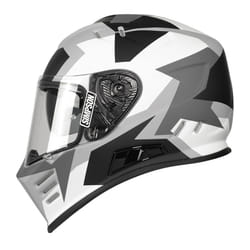 Simpson Venom Have Blue Helmet, grey-white, Size XS for Men
