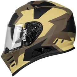 Simpson Venom Comance 06 Helmet, black-grey-brown, Size M for Men