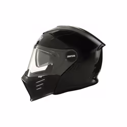Simpson Darksome Solid ECE 22.06 Flip-Up Helmet Black - XS