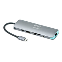 DICOTA D31954 laptop dock/port replicator Wired USB Type-C Anthracite