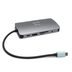 DICOTA D31955 laptop dock/port replicator Wired USB Type-C Anthracite