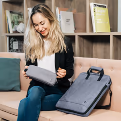 DICOTA Eco MOTION Polyester Grey Unisex - Additional view 5