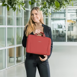 DICOTA Eco Slim Case BASE 35.8 cm (14.1") Briefcase Red - Additional view 5