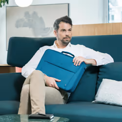 DICOTA Eco Multi BASE 39.6 cm (15.6") Briefcase Blue - Additional view 5