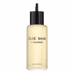 Elie Saab L'Homme Eau De Parfum Refill 150ml, Men, 150 ml, Refill bottle, Liquid perfume, Bergamot, Lemon, Pink pepper, Vetiv ...