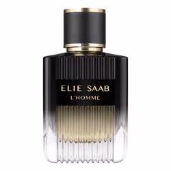 Elie Saab L'Homme Eau De Parfum 100ml, Men, 100 ml, Refillable bottle, Liquid perfume, Bergamot, Lemon, Pink pepper, Vetiver