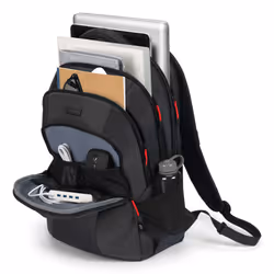 DICOTA D32119-RPET backpack Casual backpack Black, Red Polyester, Recycled polyethylene terephthalate (rPET) - Additional view 5