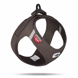 Curli Vest Harness Clasp Air-Mesh, Dog, Vest harness, S, Brown, Monochromatic, 38 cm
