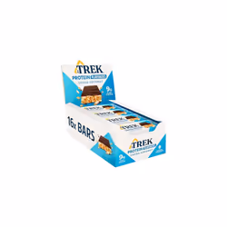 JC's Trek High Protein Flapjack Cocoa Coconut - Gluten Free - Plant Based - Vegan Snack - 50g x 16 bars