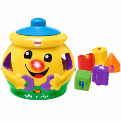 Fisher-Price H8179 Cookie Shape Surprise, Laugh and Learn Shape Sorter Baby Learning Toy with Numbers, Colours and Music, Sui ...