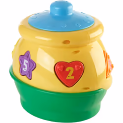 Fisher-Price H8179 Cookie Shape Surprise, Laugh and Learn Shape Sorter Baby Learning Toy with Numbers, Colours and Music, Suitable for 6 Mon