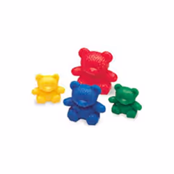Learning Resources Three Bear Family Counters, Set of 80, 3 yr(s), Multicolour