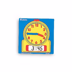 Learning Resources Write & Wipe Student Clocks, Set of 10, 5 yr(s), Multicolour
