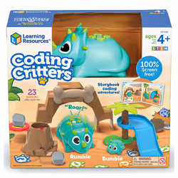Learning Resources Coding Critters Rumble & Bumble, Animal, 4 yr(s), AAA, Multicolour