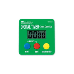 Learning Resources LER4339 Digital Timer Count Down-Up