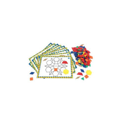 Learning Resources LER6134 Pattern Block Design & Discover Set