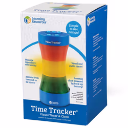 Learning Resources Time TrackerÂ® Visual Timer & Clock