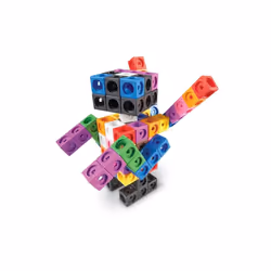 Learning Resources LER9291 0.75 x 0.75 in. Mathlink Cube Big Builders, 200 Cube