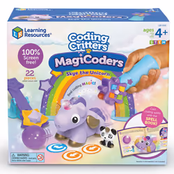 Learning Resources Coding Critters MagiCoders: Skye the Unicorn, Animal, 4 yr(s), AAA, Multicolour