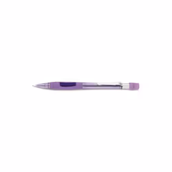 Pentel Quicker Clicker Mechanical Pencil 0.7 mm Transparent Violet Barrel