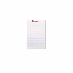 Universal Perforated Edge Writing Pad- Jr. Legal Rule- 5 x 8- White- 50-Sheet- Dozen