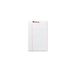 Universal  Perforated Edge Writing Pad- Jr. Legal Rule- 5 x 8- White- 50-Sheet- Dozen
