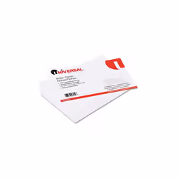 Universal Ruled Index Cards- 5 x 8- White- 100-Pack