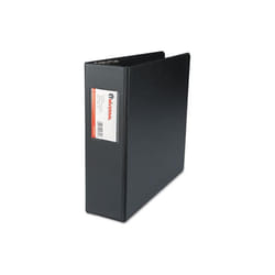 Universal  D-Ring Binder With Label Holder  3&apos;&apos; Capacity  Black
